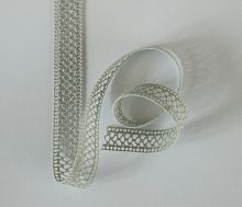 Тесьма хб Дорожка серая 13 мм  - купить для кожевенного хобби