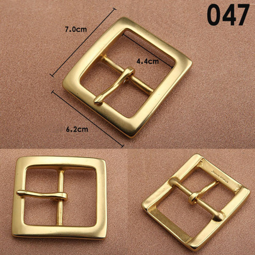 Пряжка 44 мм латунная с перекладиной L047  PR 44L 047 - фото товара фото 2