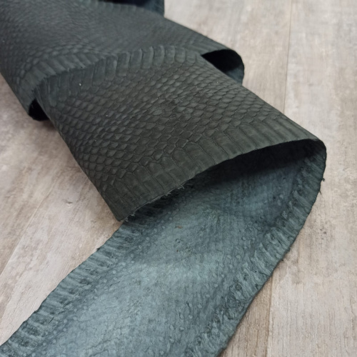 Кожа Питона 0,5 мм Черный матовый | Галерея фото | Pava.pro фото 3 Кожа Питона 0,5 мм Черный матовый P-IT-krok-01 - фото товара фото 3