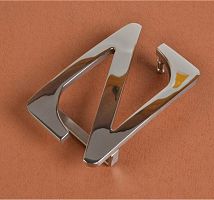 Пряжка 40 мм стальная  с шипом Z 500  - купить для кожевенного хобби