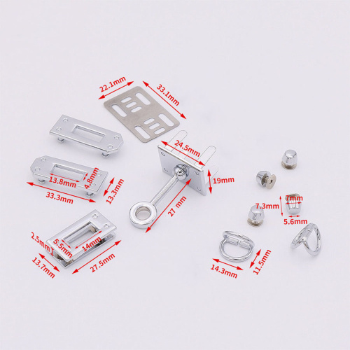 Комплект фурнитуры для сумки с цепочкой DS-J2022 фото 3 Комплект фурнитуры для сумки с цепочкой DS-J2022 фото 3