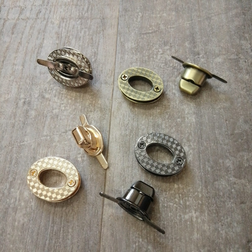 Застежка для сумки овальная, 30 мм фото 2 Застежка для сумки овальная, 30 мм фото 2