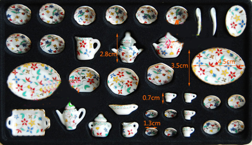 Фарфоровый сервиз для кукол Большой 36 предметов | Галерея фото | Pava.pro фото 3 Фарфоровый сервиз для кукол Большой 36 предметов DJY-P041 - фото товара фото 3