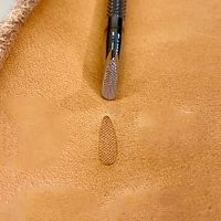 Штамп для тиснения по коже P370 Япония   - купить для кожевенного хобби