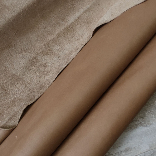 Кожа КРС 1,4-1,6 мм Орех Италия фото 3