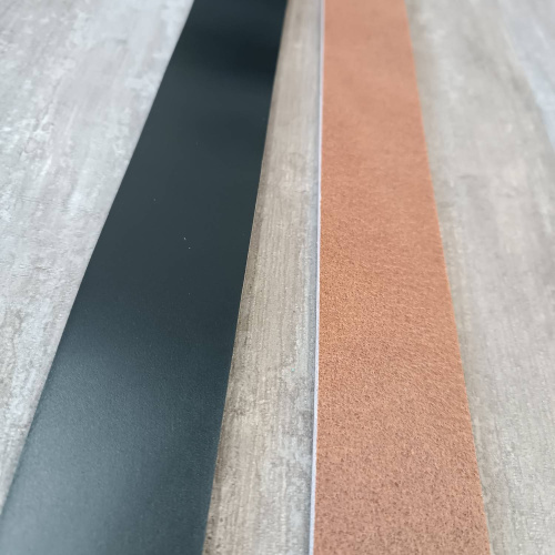 Заготовка для ремня раст. дубл. 38 мм толщ. 2,9 мм Черный Италия  ZR_RD882 - фото товара фото 4