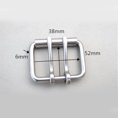 Пряжка 41-102 мм стальная с роликом два язычка W008A фото 8