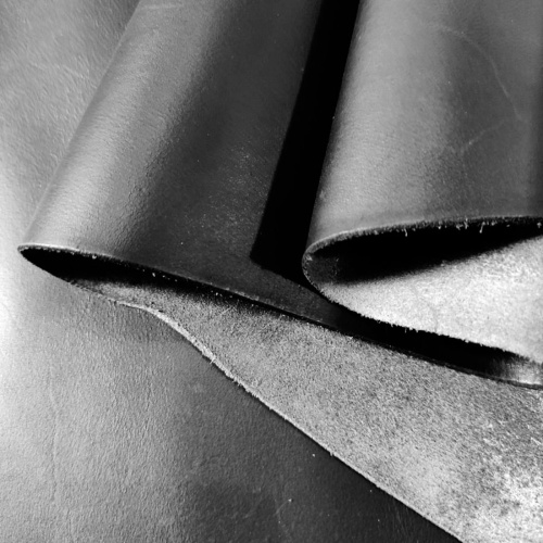 Кожа КРС 1,2 мм раст. дубл. Tempesti Черный фото 3