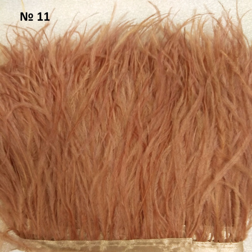 Перья страуса на ленте фото 9