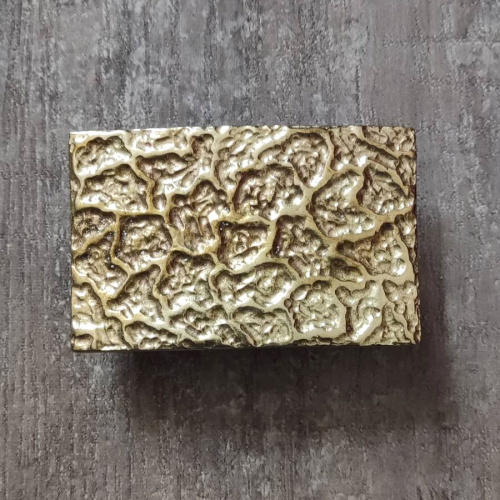 Пряжка для ремня декоративная, с шипом 38 мм Золотой аффинаж  PR РК037 - фото товара фото 2