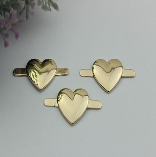 Зажим декоративный Сердечко 20 мм | Галерея фото | Pava.pro Зажим декоративный Сердечко 20 мм - фото товара