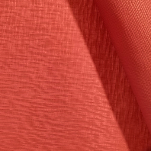 Кожа Сафьяно 1,5-1,8 мм хром. дубл. Коралловый Италия фото 5