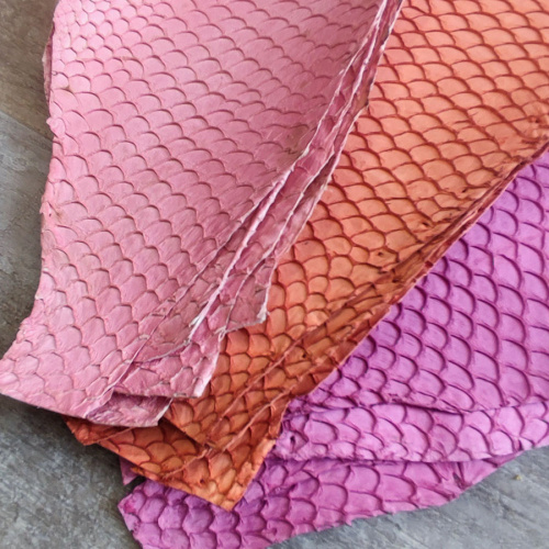 Кожа рыбы 0,7 мм Карп матовый 8*20 см фото 15