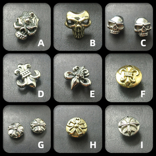 Кончо для кожаных изделий 14 мм Лилия королевская Латунь фото 2 Кончо для кожаных изделий 14 мм Лилия королевская Латунь фото 2