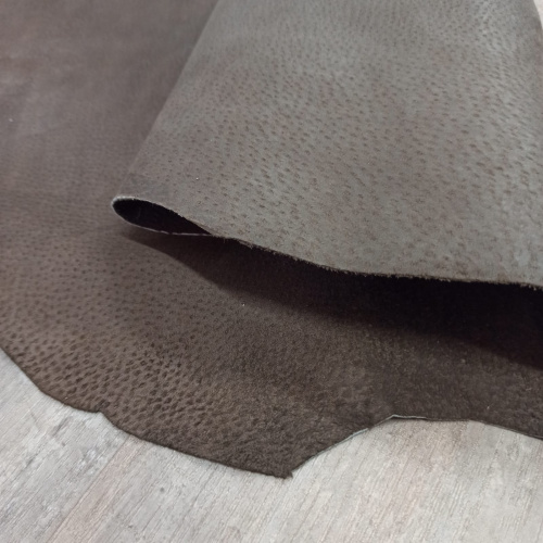 Кожа подкладочная (спилок свиной)  Коричневый фото 4