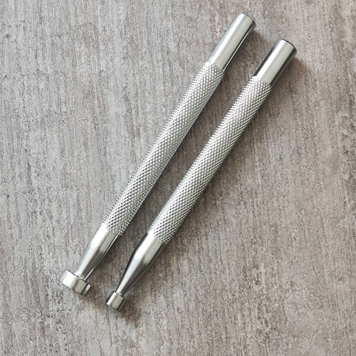 Штамп для тиснения по коже Завитки нерж. сталь фото 5