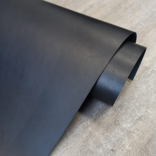 Кожа теленок 1,0 мм раст. дубл. Беби Буффало черный фото 7