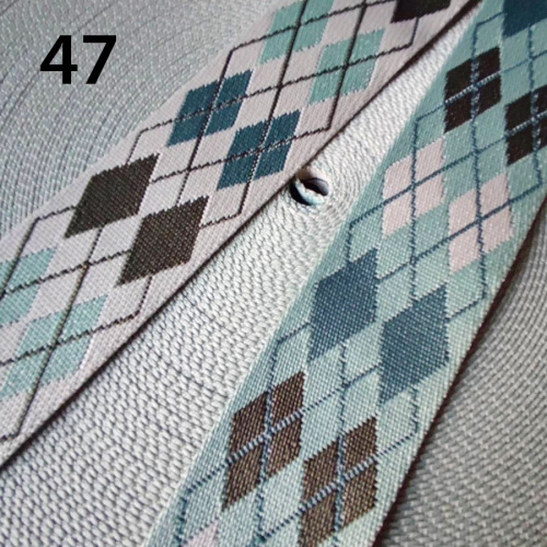 Лента ременная стропа 50 мм Британские ромбы Двусторонняя фото 4