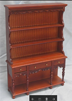 Шкаф для кукол с полками Миниатюра 1:12  - купить для кожевенного хобби