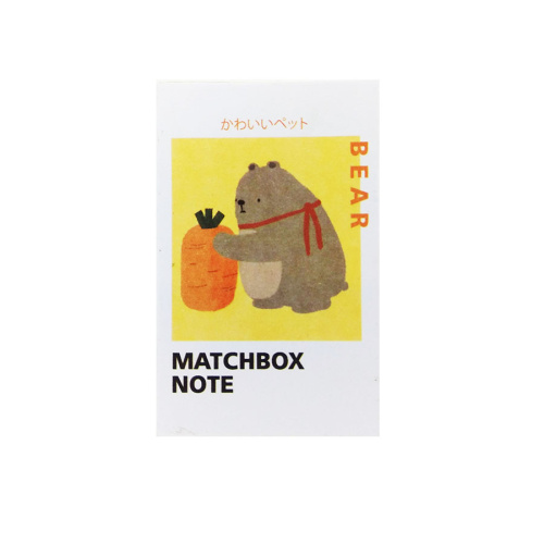 Блокнот Любимые животные спичечный коробок Миниатюра 1:6 фото 5