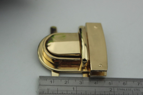 Уценка! Застежки портфельные 30-40 мм с рельефной кнопкой фото 4