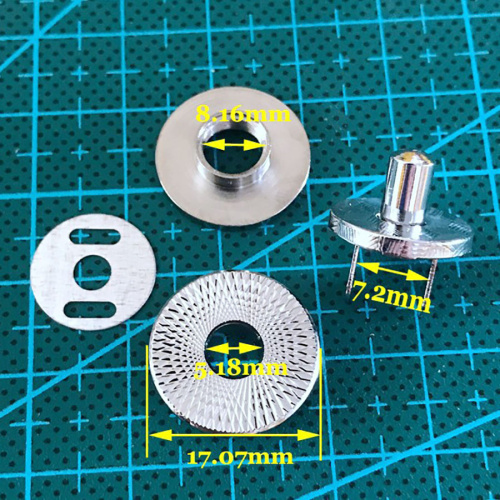 Застежка магнитная зажимная 20 мм Латунь под Серебро SKM05  SKM05s - фото товара фото 3