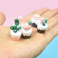 Кактусы в горшочке для кукольного дома 4 шт.  - купить для кожевенного хобби