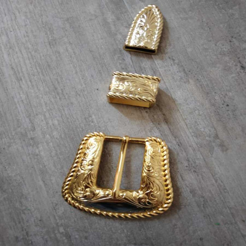 Комплект фурнитуры для ремня 25 мм Т-203D фото 5