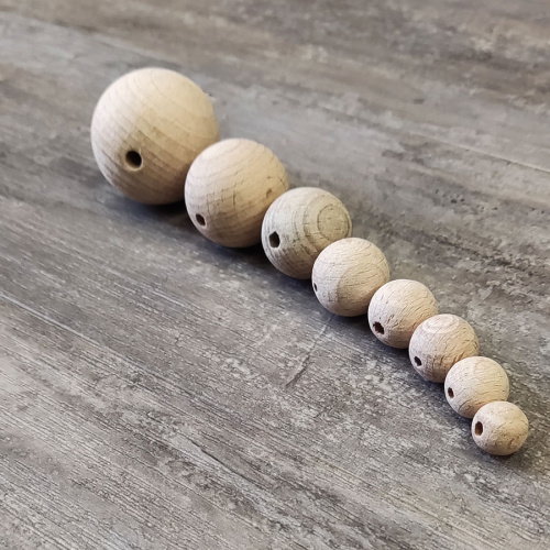 Бусины деревянные Бук 12-40 мм фото 3 Бусины деревянные Бук 12-40 мм фото 3