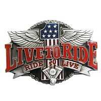 Пряжка для ремня декоративная AT068S  - купить для кожевенного хобби