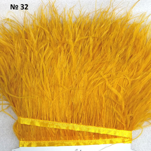 Перья страуса на ленте фото 6