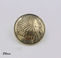 Кончо латунные для кожаных изделий арт.4542/32  - купить для кожевенного хобби