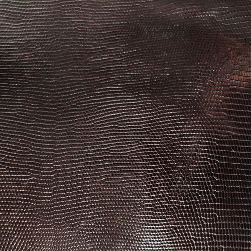 Кожа Варана натуральная 0,7 мм 30см Коричневый Италия   - фото товара