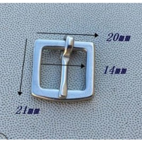 Пряжка 14-21 мм стальная арт. W068 фото 4