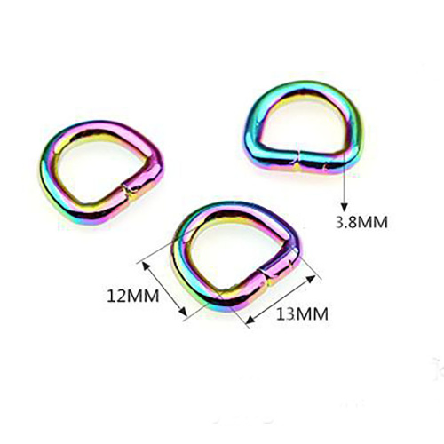 Полукольцо D-образное 20-32 мм цвет Хамелеон фото 2