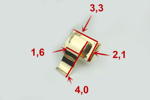 Застежка для сумки с язычком фото 4 Застежка для сумки с язычком фото 4