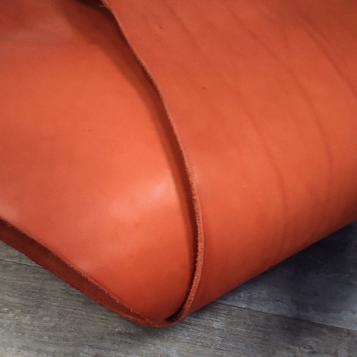 Кожа Вороток краст 3,6-4,0 мм Оранжевый фото 3