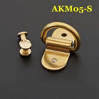 Ручкодержатель портфельный Латунь с крепежом  - купить для кожевенного хобби