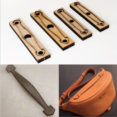 Штанцформа (вырубной штамп) для кожи Ручки для сумок Штанцформа (вырубной штамп) для кожи Ручки для сумок