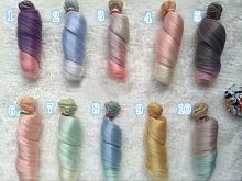 Трессы для кукол 15 см Локоны 