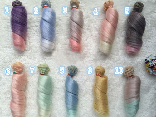 Трессы для кукол 15 см Локоны Трессы для кукол 15 см Локоны