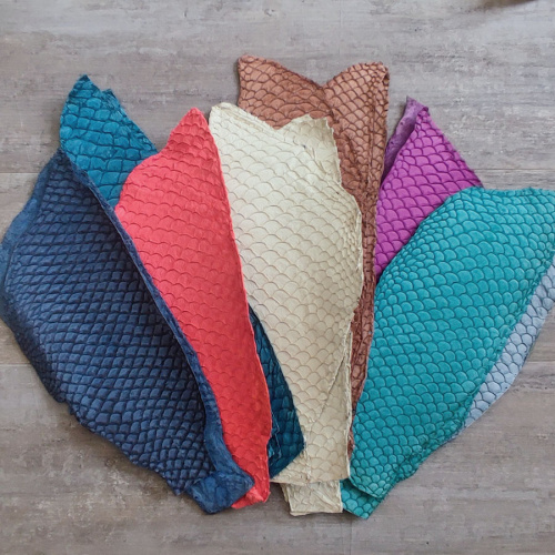 Кожа рыбы 0,7 мм Карп матовый 9*22 см Кожа рыбы 0,7 мм Карп матовый 9*22 см