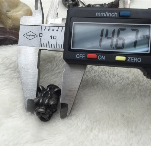 Концевик 6 мм для круглого браслета Зверь Сталь, 2 шт. фото 3