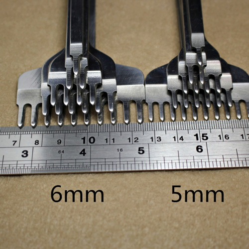 Пробойники строчные ромбовидные 5 мм 1-10 зубьев фото 9