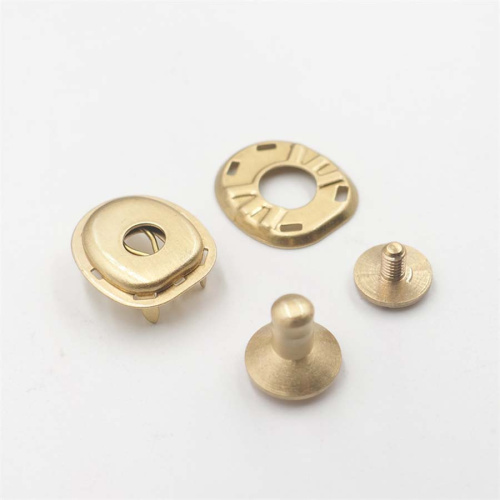 Застежка зажимная 20 мм Латунь фото 3