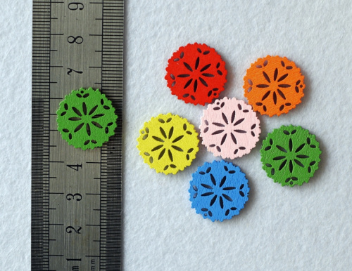 Подвески деревянные Цветочки ажурные 6 шт. | Галерея фото | Pava.pro Подвески деревянные Цветочки ажурные 6 шт. - фото товара