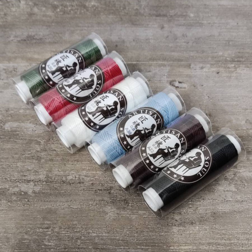 Нить для кожи вощеная 0,8 мм плоская Artisan Soul 90 м фото 5