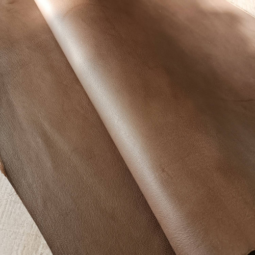 Кожа козы (шевро) 0,8 мм Коричневый Италия фото 3