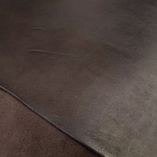 Кожа КРС 1,8-2,0 мм Фьюжен Тёмно-Коричневый фото 3