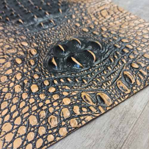 Кожа Крс в формате 35,5*25,5 см с тиснением под крокодила фото 10